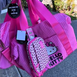Hello Kitty 3 Piece Tote Bag Set